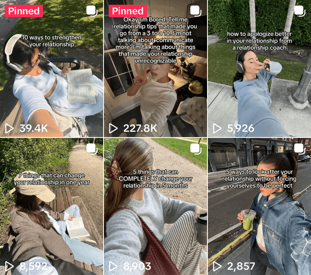 TikTok slideshow automation example